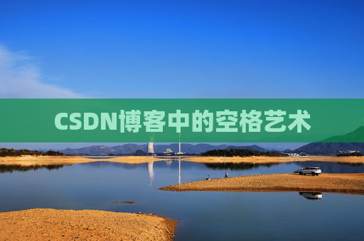 CSDN博客中的空格艺术